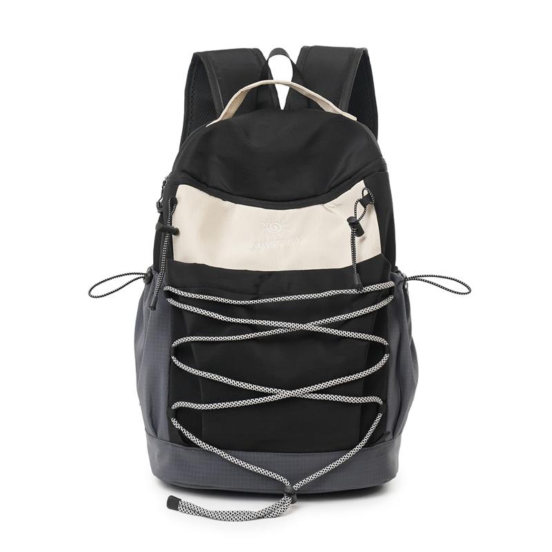 Легкий уличный рюкзак для унисекс-коммьютера чёрный