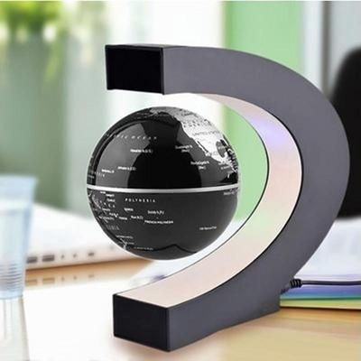 Pływająca lewitacja magnetyczna Globe LED mapa świata elektroniczna lampa antygrawitacyjna nowość kula świetlna dekoracja wnętrz prezenty urodzinowe