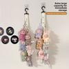 Cartoon Plush Doll Storage Strap Wall Hanging Organizer with Hooks