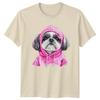 Cute Shih Tzu Dog In Pink TShirt Shih Tzu Dog Pets Lover