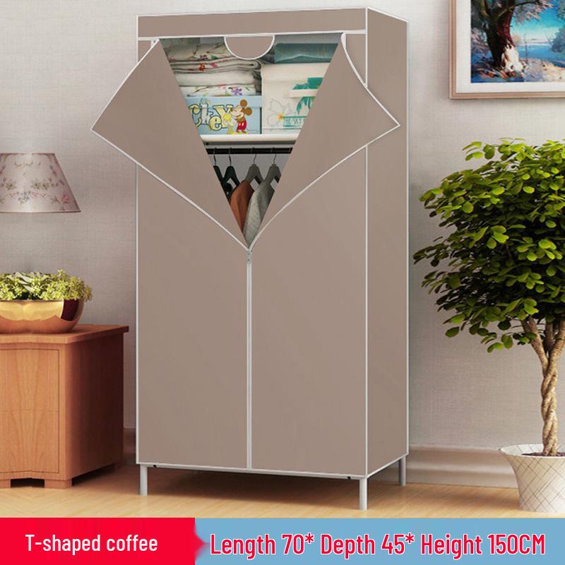 Yarui Fan Compact Dustproof Cloth Wardrobe for Dormitory