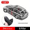 Car Door Edge Weatherstrip 2Pcs Car Seal Strips B Pillar Noise Windproof Protection Auto Sealant Accessories EPDM