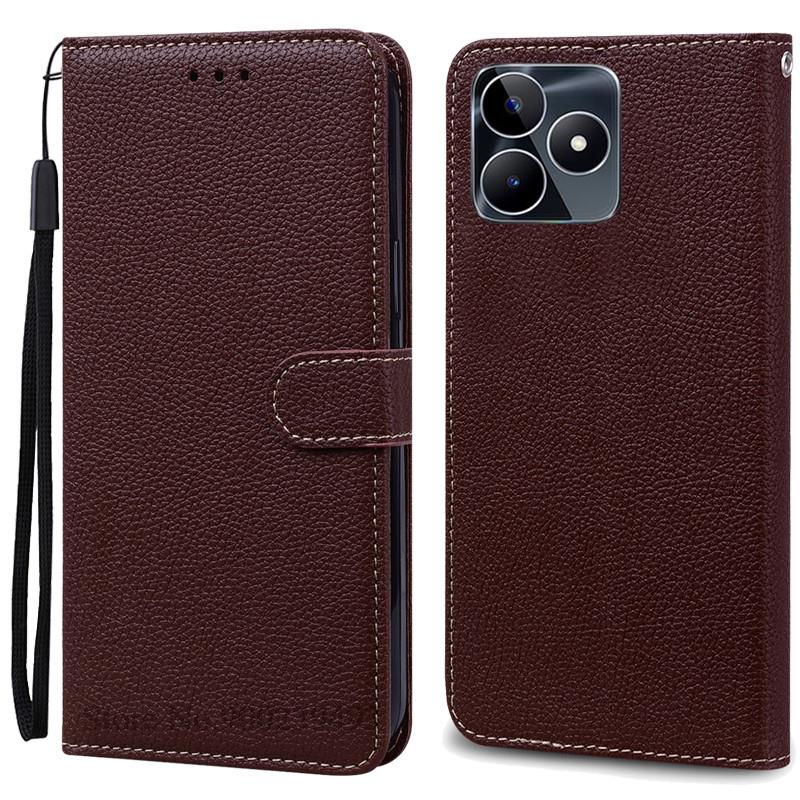 Pouzdro peněženka/flipový kryt z umělé kůže pro Realme C53, pouzdro z umělé kůže pro OPPO Realme C53 C 53, pouzdro na telefon Realme C53, pouzdro a kryt