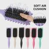 1pc Nylon Bristle Curl Defining Styling Brush for Dry Hair, Anti-frizz Detangling Hairbrush for Men and Women, Enhances Curl Definition and Separation