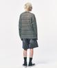 C WEAR BY THE GENIUS See-Through Craft Knit Pullover Khaki