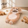Süße Geburtstagsgeschenke für Babys Plüschhase Umschlag Schlafsack, Schlappohr Hase Schlafsack Kinder, Weiche Atmungsaktive Nachtwäsche Tier Nickerchenmatte
