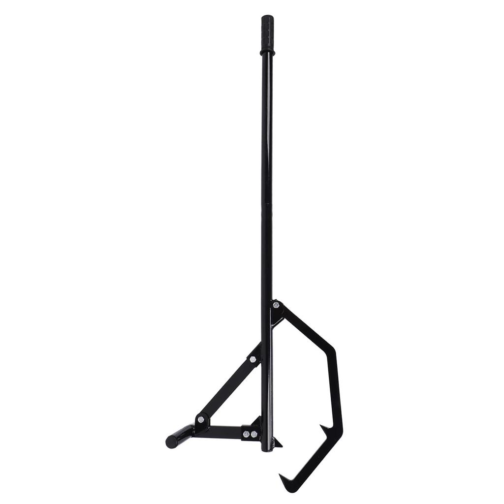 51in Log Lifter Adjusting Tilt Hook Rubber Non Slip Handle Log Wood Roller Lifter Jack for Farm
