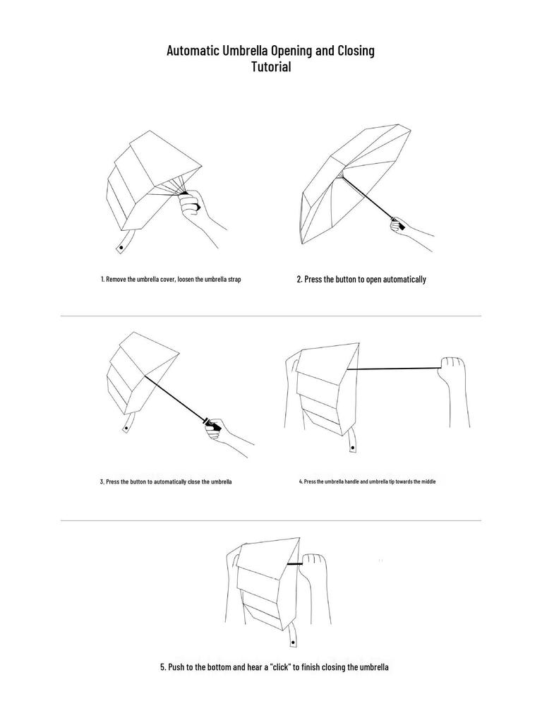 High-End 10-Rib Automatic Double Folding Windproof Umbrella for Sun and Rain