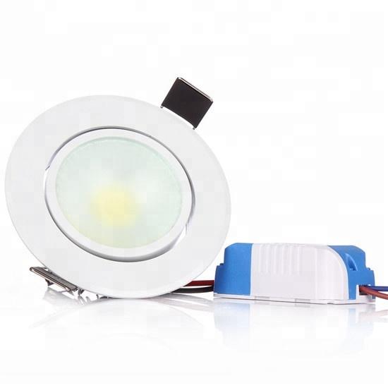 5W 7W 10W 12W Adjustable LED Recessed Downlight Hotel Room Bedroom Ceiling Lamp Top Roof Spotlight Daylight Warm White 3000K
