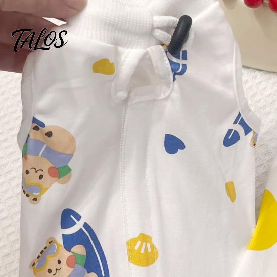 Skin-friendly Cat Clothing Recovery Suit, Soft Cotton Clothing, Cute Cartoon Print Four-Leg Clothes, Easy Buckle Clothes After Surgery Apparel