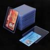 Hitchlike Game Card Case, Top Loader, Hard, Vertical, PVC, Transparent, Holds 100 Cards, Scratch-Resistant, Storage