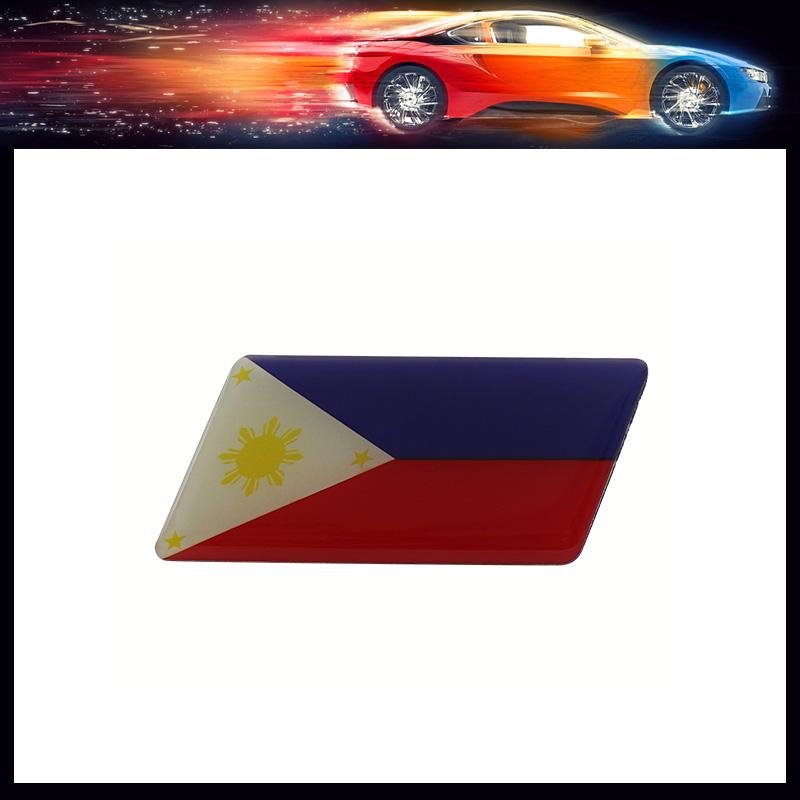 Premium Philippines National Flag for Laptop Wall Car Engine Hood Fender Trunk Tail Rear Decal Emblem Badge Sticker