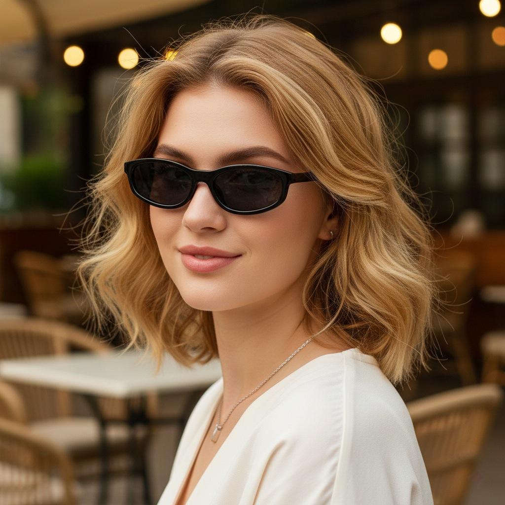 Retro Square Frame Street Style Sunglasses for Women – High-End Internet Celebrity Hip Hop Glasses