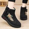 Women's Winter High-top, Ethnic Wind and Snow Boots, Embroidered Boots, Women's High-top Cold-proof Women's Boots, Thickened Warm Cotton Boots