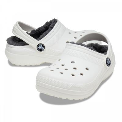 Kids Classic Lined Clog Toddlers White 207009 10m