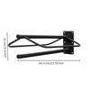 Wall Mounted Saddle Rack Reinforced Adaptable for Equestrians