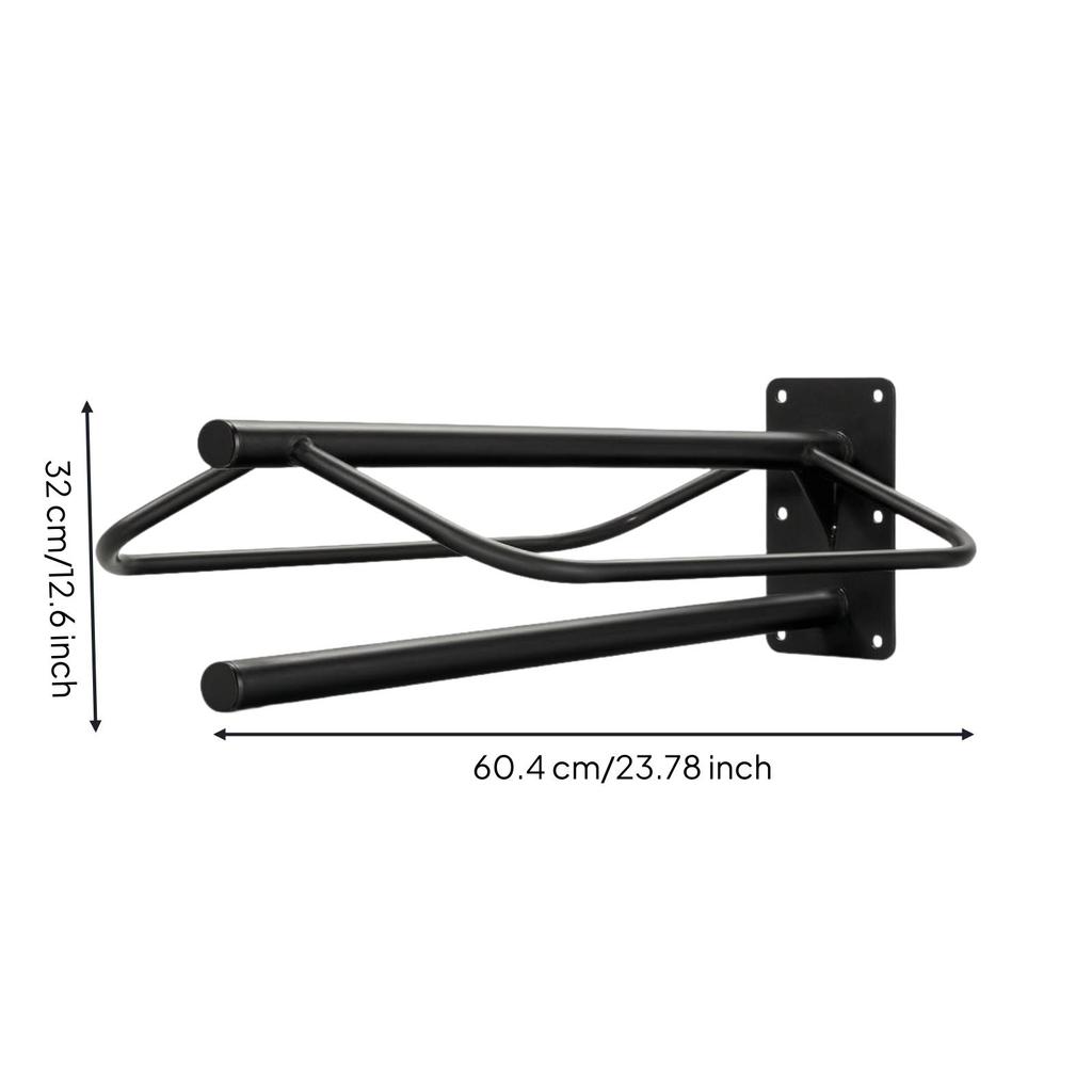 Wall Mounted Saddle Rack Reinforced Adaptable for Equestrians