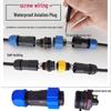IP68 Waterproof 2-5 Core Screw Terminal Male-Female Plug Connector