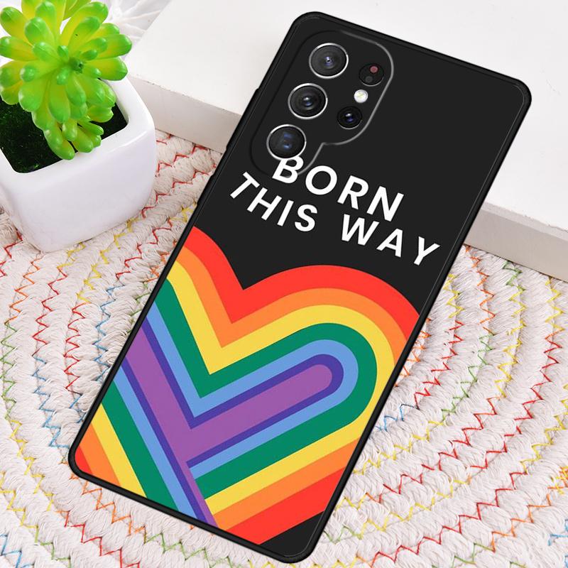 Gay Lesbian LGBT Rainbow Pride soft Silicone Phone Case For Samsung Galaxy note 10 pro S26 S24 S23 S22 S21 Plus S25Ultra Cover