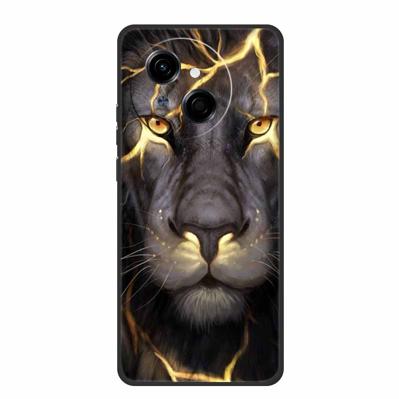 For Tecno Spark Go 1S Case KL4h Coque Popular Black Silicone Soft Back Cover Case For Tecno Spark Go 1 S Phone Case Cover 6.67"