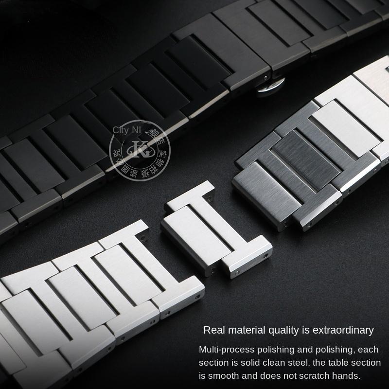 Small Gun Metal Men Watchband For Casio GM-110 GA-110 GM-110GB Strap GSHOCK DW5600 Stainless Steel Watch Bracelet Accessories
