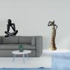 Modern Abstract Tribal Lady Sculpture Collectible Figurine for Living Room Bookshelf Desk Cabinet