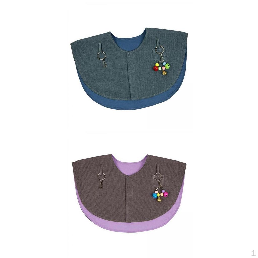 2Pcs Parrot Anti Scratch Shoulder Protector Pet Pad Diaper Shawl for Macaws