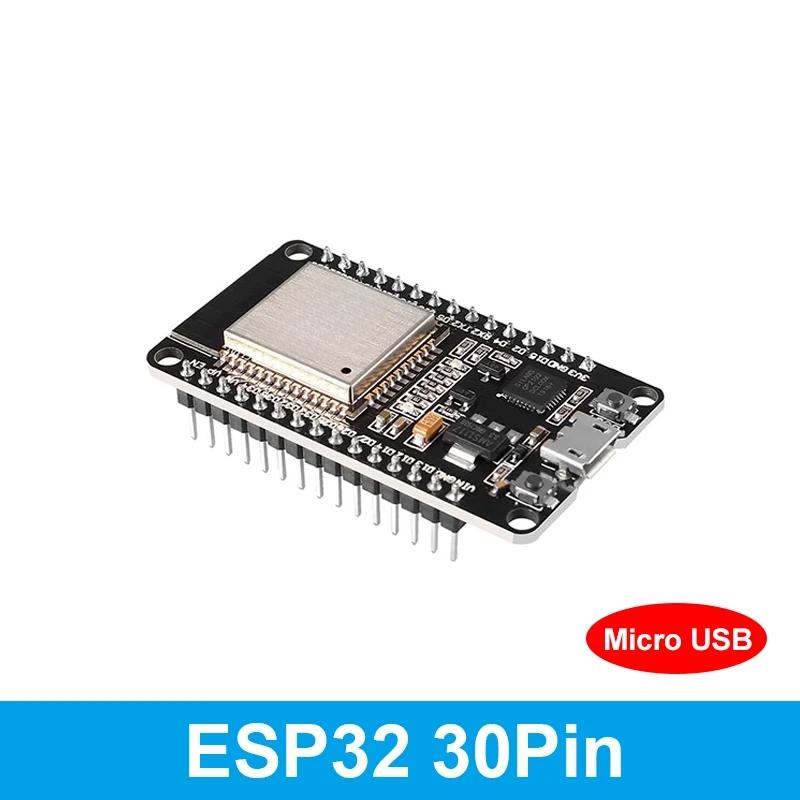 ESP32 Development Board WiFi + Bluetooth Module Ultra-Low Power Consumption Dual Core NodeMCU-32S ESP32 32D 32U 30Pin 38Pin