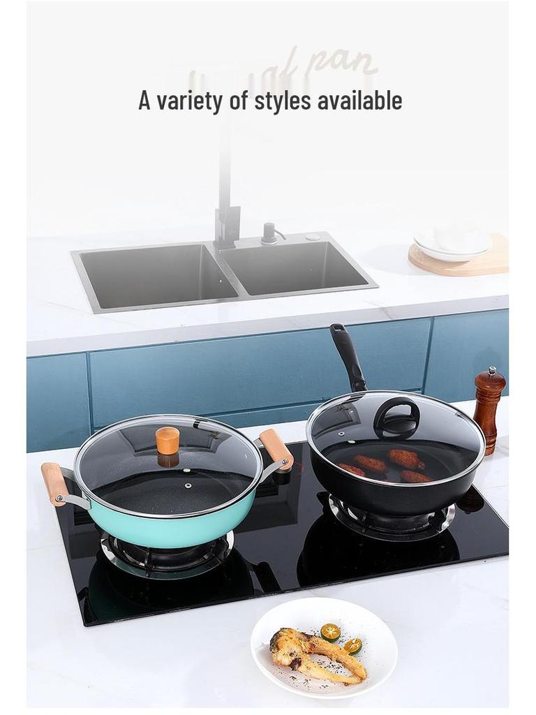 Desui Maifan Stone Non-stick Double-Ear Soup Pot for Gas and Induction Cookers