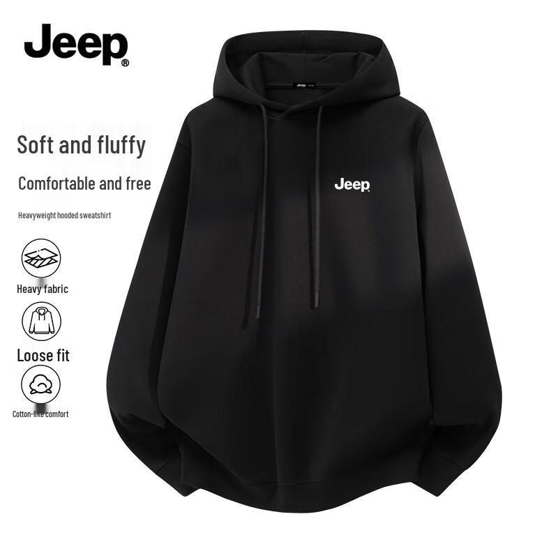 Jeep Men's Heavyweight Pullover Hoodie
