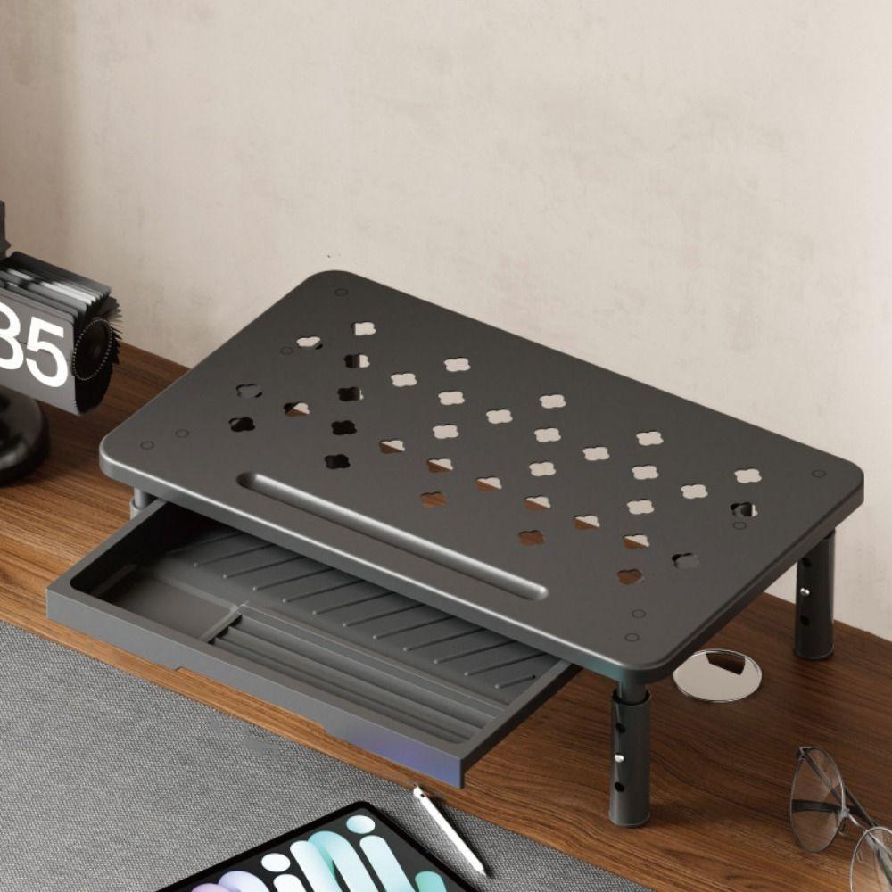 3 Height Adjustable Computer Monitor Riser Computer Monitor Holder  Home Workspace