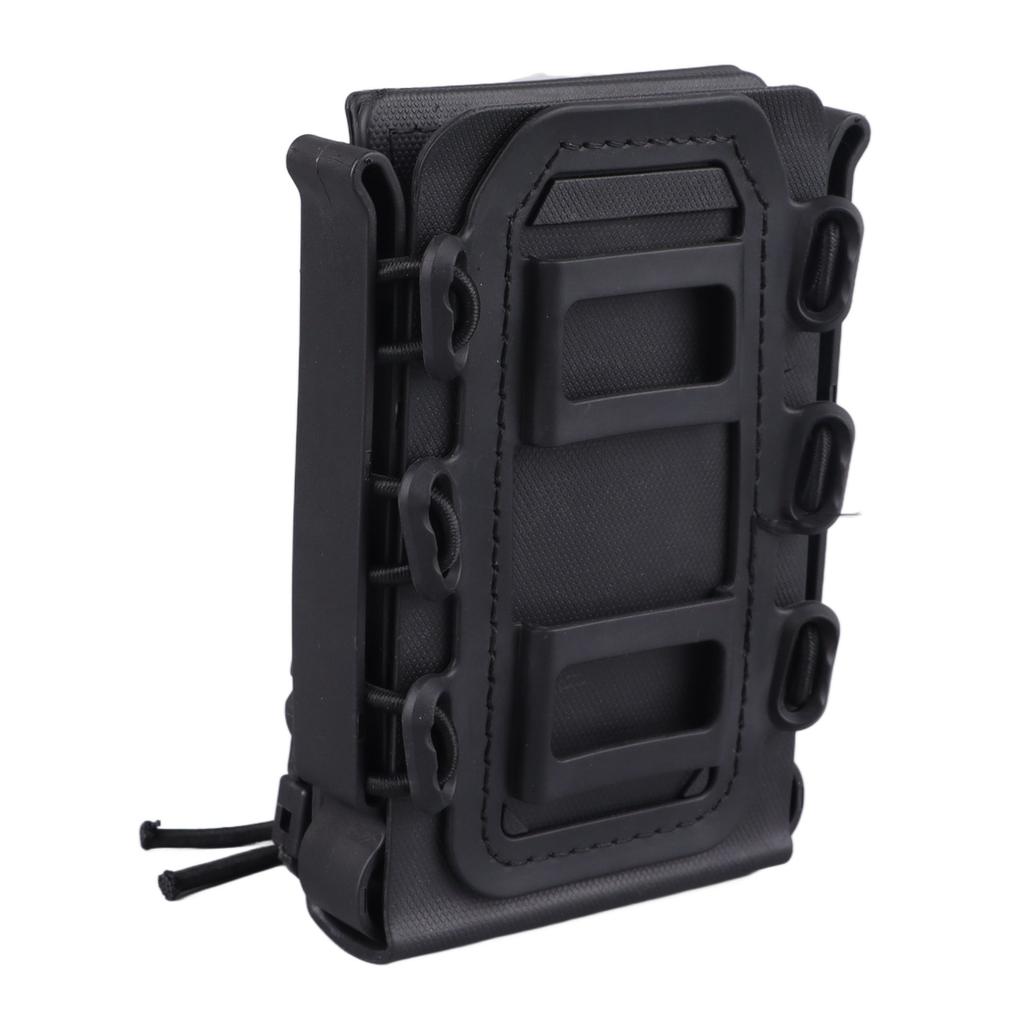 Shooting Magazine Pouch Plastic Black Universal 5.56mm 7.62mm Magazine Clip Pouch for Outdoor Game