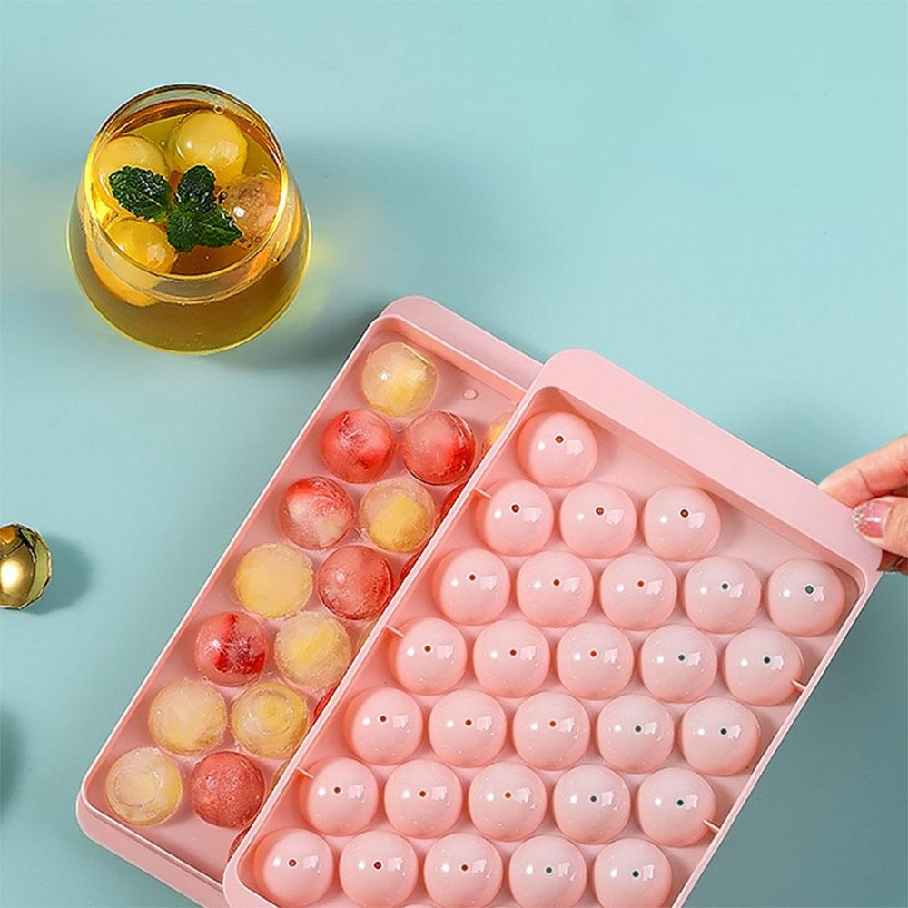 33-Cavity PP Ice Ball Mold - For Whiskey, Popsicle & Lollipop Making