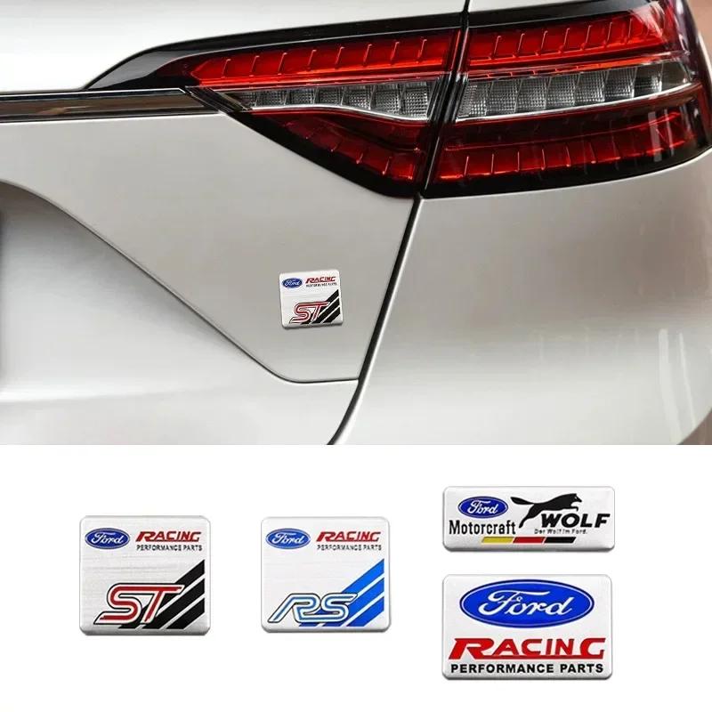 Car Sticker 2025 Hot New Car Aluminum Emblem Badge Supercharged Styling Decal Sticker For Ford S MAX Ranger Focus Fiesta Mondeo