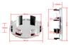 Wheel Center Caps 54mm 49mm 4pcs Black Wheel Cover Center Cover