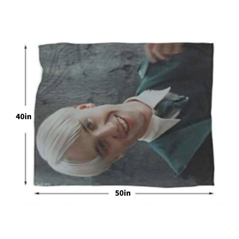 Soft Super Flannel Blanket Harry Potter Draco Malfoy Print Designs Warm Sofa