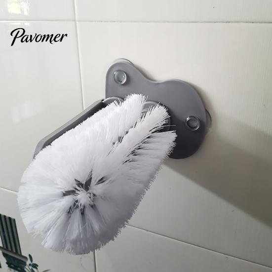 Durable Plastic Scrubber Suction Cup Bottle Brush, Wall Mounted Rotating Cleaning Scrubber, Tea Stain Remover Thick Bristles Sink Accessory