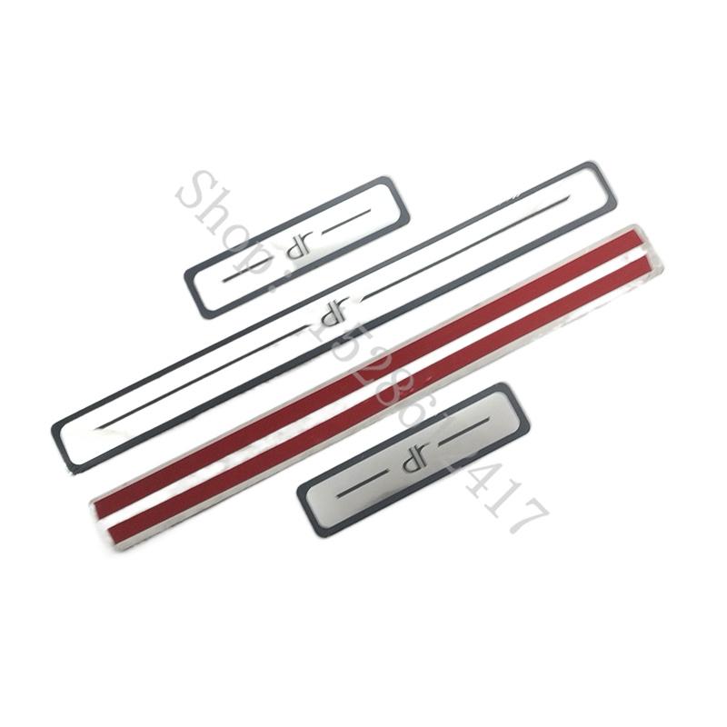 For Chery Dr 4.0 Dr 5.0 Dr 6.0 ~2025 Stainless Steel Door Sill Scuff Plate Anti-Kick Pedal Trim Protect Car Accessories