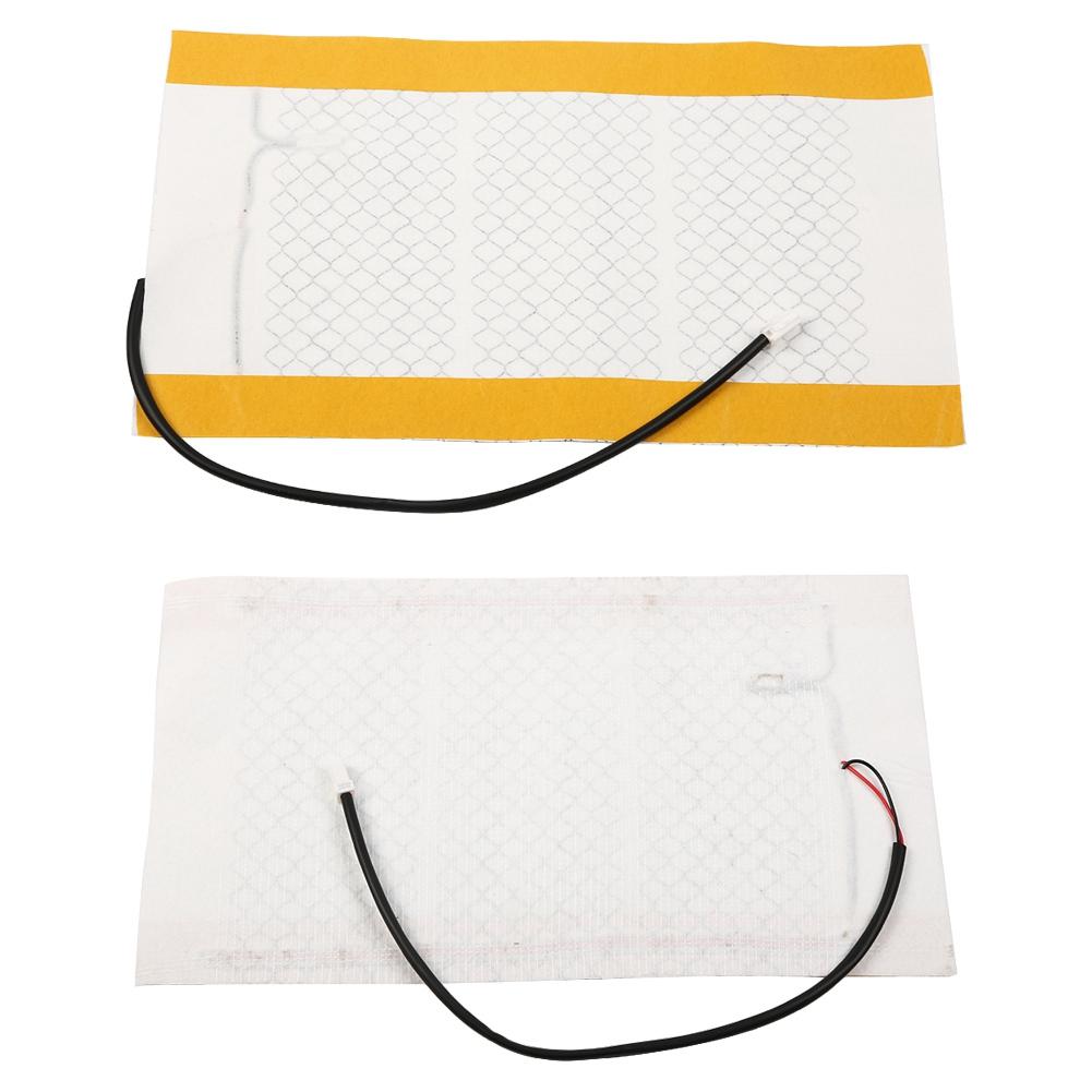 48X27cm 12V Pair of Car Seat Heating Pad Carbon Fiber Universal Car Seat Set Kit
