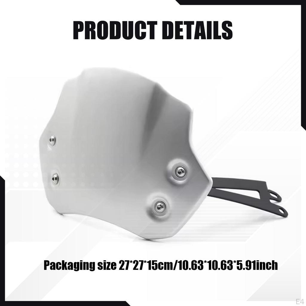 Motorbike Front Flyscreen, Easy to Install, Motorcycle Windshield for 1200 x