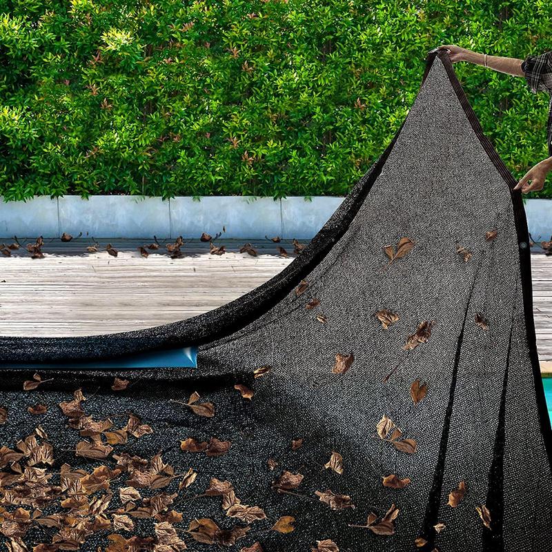 Pool Leaf Net Cover Leaf Netting For Inground And Above Ground 5x10m Rectangle Pools Fine Mesh Cover Catching Leaves Sunshade