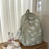 Simple Capacity Large Backpack With Butterfly And Letter Print Design For Daily