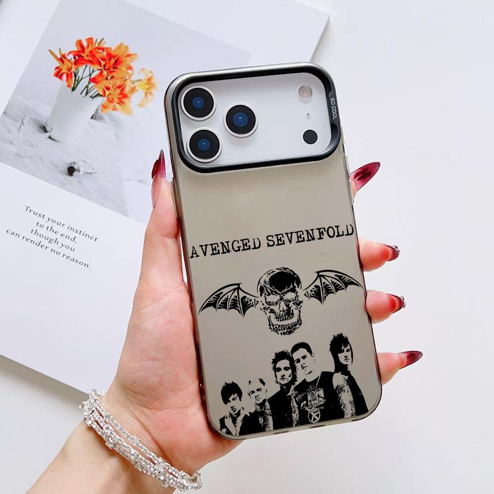 Coole A-Avenged Sevenfold Handyhülle Für iPhone 17 16 15 14 13 12 11 Pro Max Air Matt Laser Aurora Stoßfest Funda