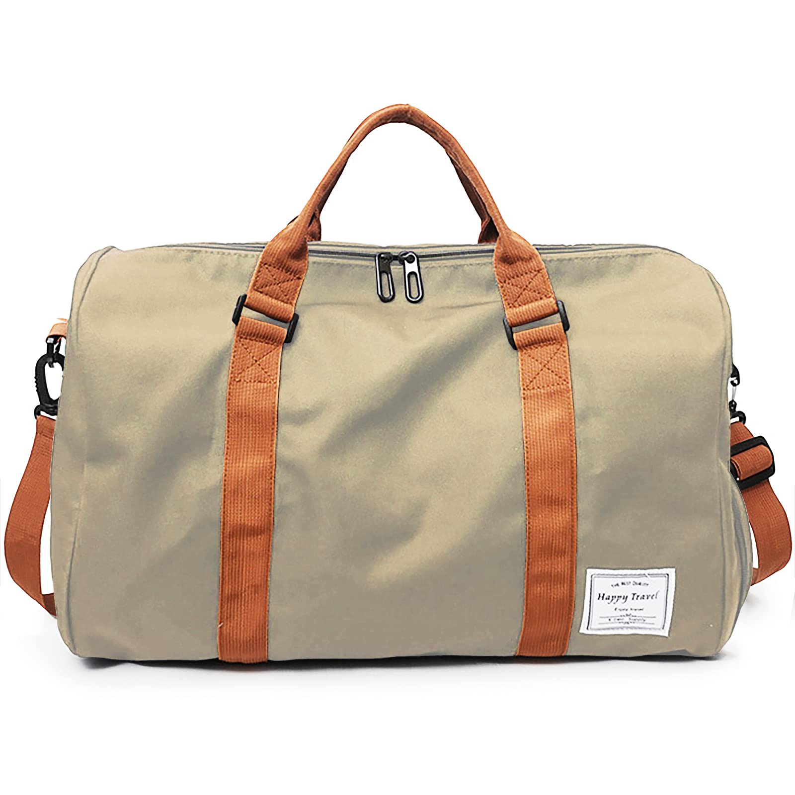 

RIMINA Boston Bag in Improved Travel Gym Sports Shoe Large Khaki [Featured Magazines! Pockets] Bag, Bag, Bag, 3-Way, Storage, Capacity, Men s,