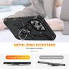 For Apple iPhone 16 15 14 Plus 13 12 Mini 11 Pro X XR XS Max 7 8 Plus SE 2020 2022 Case High Quality Hard PC + TPU Shockproof Rotate Ring Stand Cover