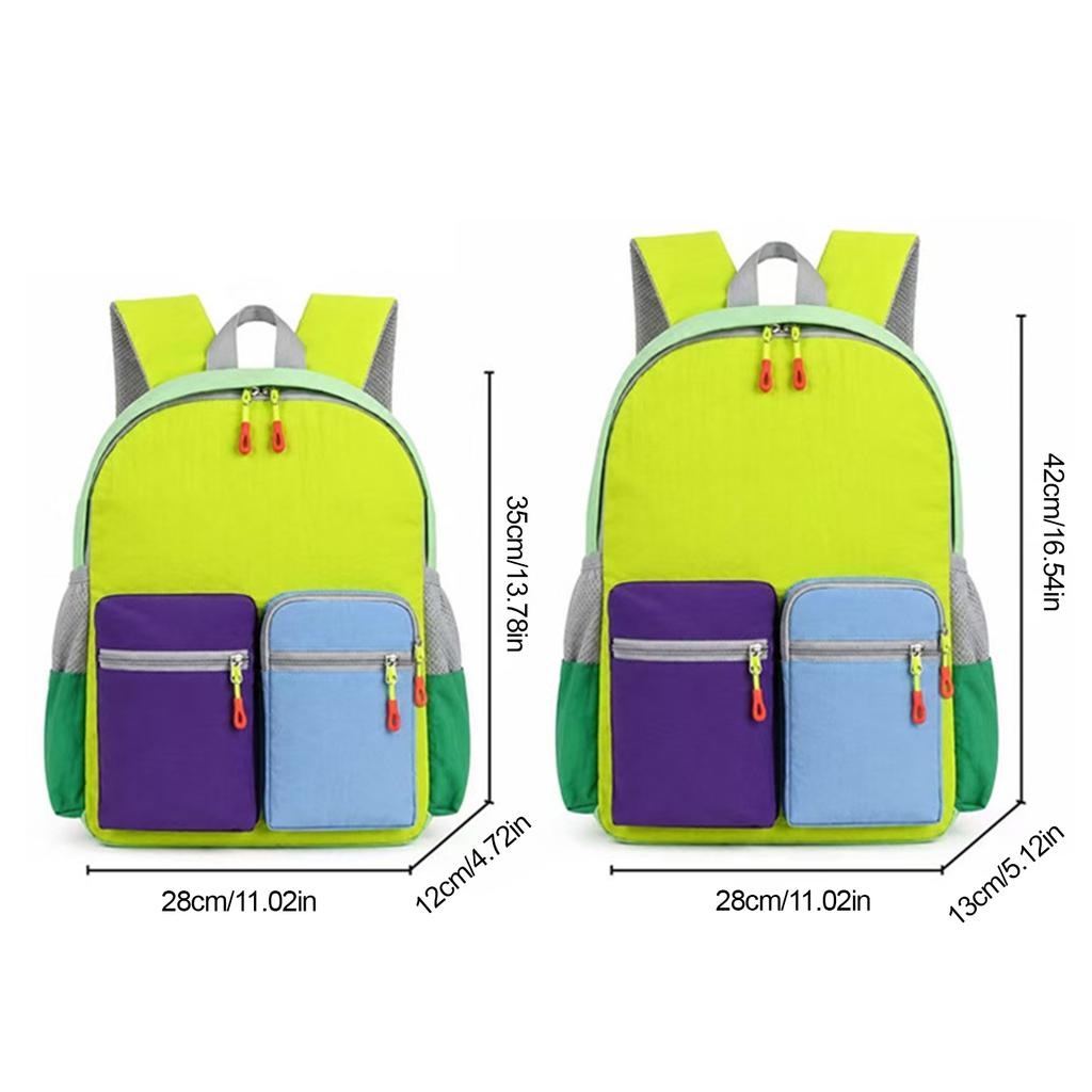 Customizable Kids Backpack - Large Capacity Printed Pattern School Travel Backpack for Boys and Girls
