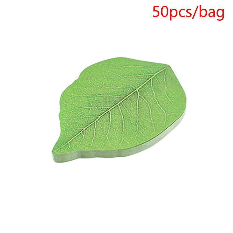 

1/2/4 шт. Креативный липкий блокнот в форме зеленого листа, наклейка для украшения фотостены, холодильника, новинка, блокнот для заметок 1PC