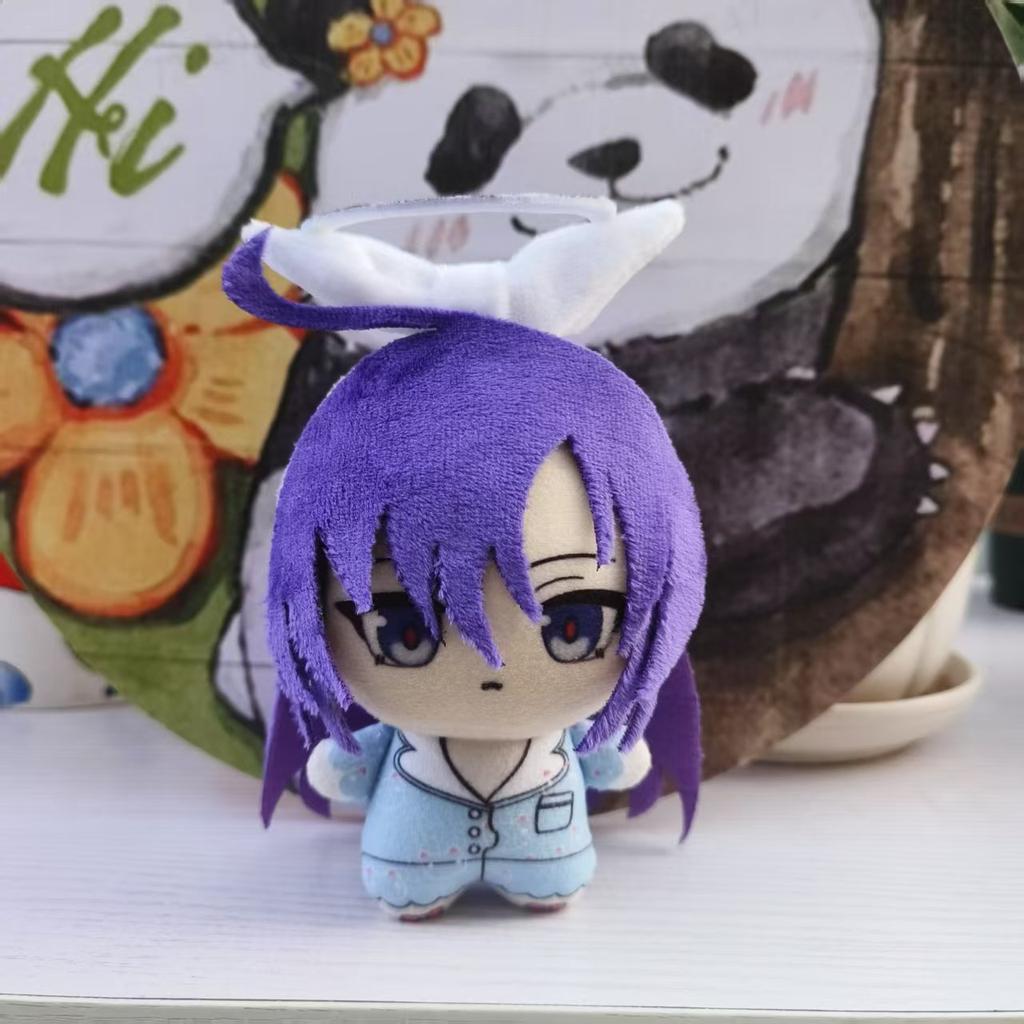 10cm Blue Archive Plush Toys Tendou Arisu Sunaokami Shiroko Anime Plushies Pendant Dolls Soft Stuffed Keychain Key Ring Gifts