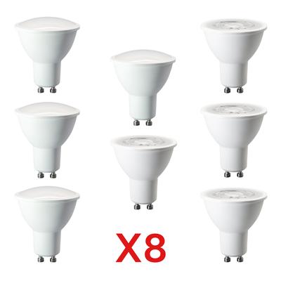 8PCS GU10 Focos LED Spot Light 38degree 120degree  AC220V 3W-9W Indoor Lighting Home Decoration Bombillas Led Lights for Room