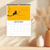 1pc 2026 Wall Calendar,Illustrative Healing Cat Calendar,12 Beautiful Designs,Monthly Plans,Perfect Gift for Birthday,Christmas
